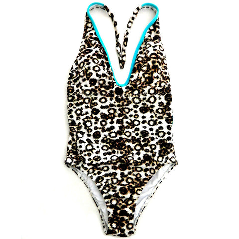 Snake Skin Surf Suit One Piece