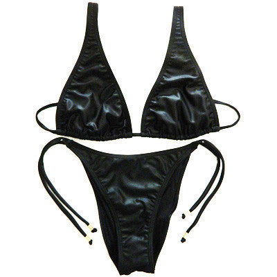 Black Cirre Bikini Top