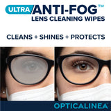 Ultra Anti-Fog Lens Cleaning Wipes - 200ct