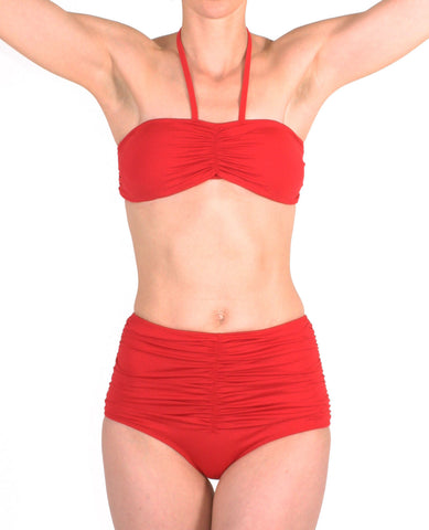Hot Rod Red Bikini Top