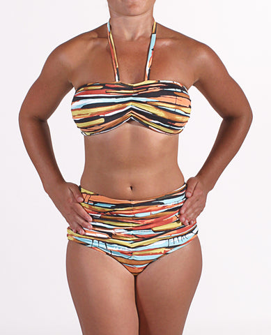 Tropic Beach Scrunch Bikini Top